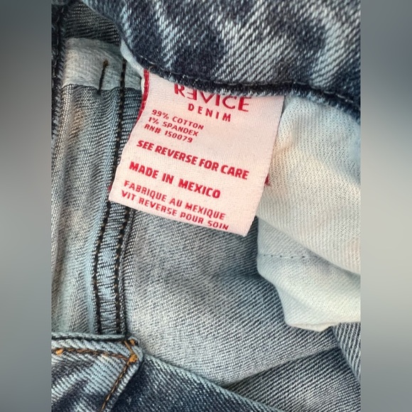 Revice High Rise Acid Wash Lightly Distressed  Slim Skinny Jeans Size 28 - Picture 8 of 11